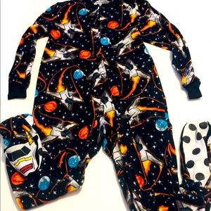 Space Footed Pajamas